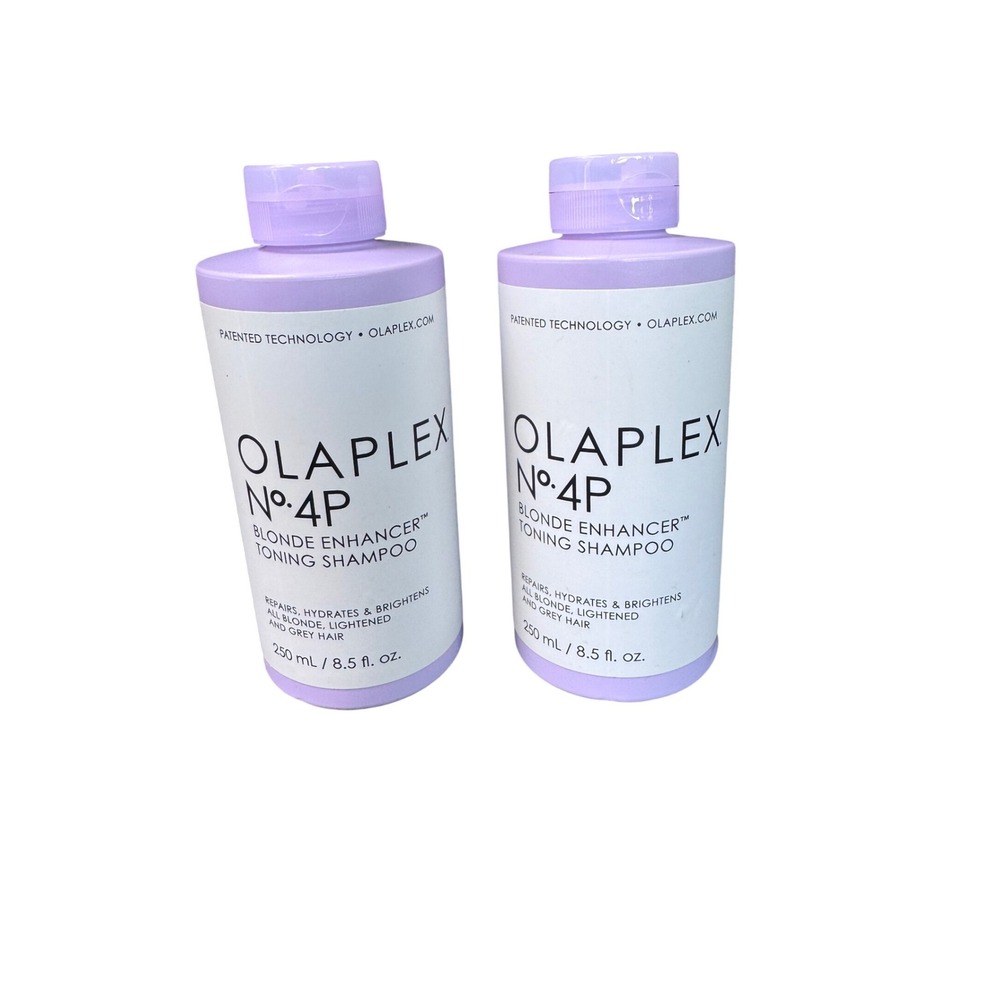 OLAPLEX No.4P Hair Brightening & Toning Purple Shampoo 8 oz SEALED 2pk MSRP $34‎